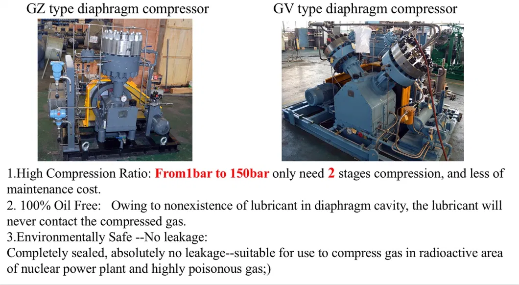 200 Bar High Pressure Air Oxygen Carbon Dioxide Special Gas Air Compressor
