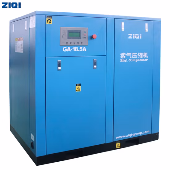 Chinese Supplier Heavy Duty 18.5kw Frequency Inverter Single Screw Air Compressor for Glass Industry