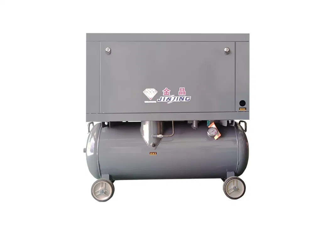 5kw 7HP 30cfm Industrial Mini Low Noise Rotary Screw Mobile Portable Air Compressor (with Dryer &amp; Air Tank &amp; Filters, Blower Pump Factory Price)