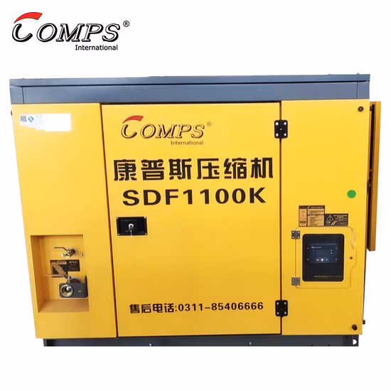 Diesel Engine high pressure mining rock drilling industry two-stage Air Compressor