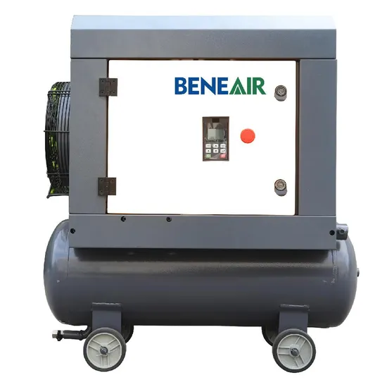 Mini Quiet Single Phase Tank Mounted Rotary Screw Air Compressor for Woodworking Spray Plant