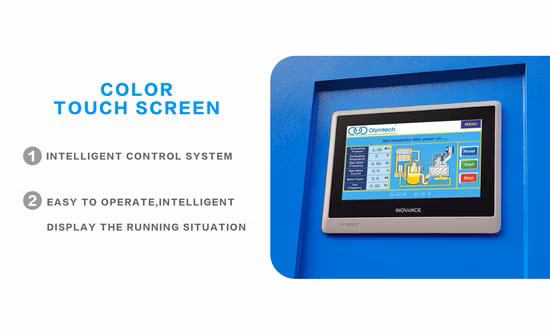 Energy Saving Screw Type Air Compressor Suitable for Woodworking Machine Factory