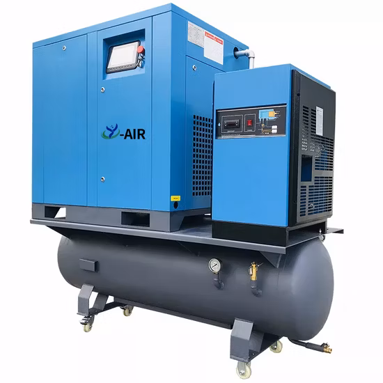 22kw 30HP 3.2~3.7m3/Min Industrial Electric Stationary Direct Driven Oil Injected Screw Air Compressor