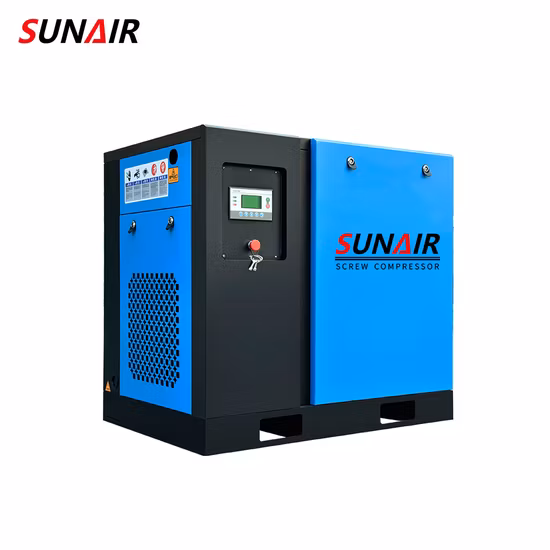 75HP 8bar 346cfm Direct Driven Rotary Screw Air Compressor for Auto Painting Industry