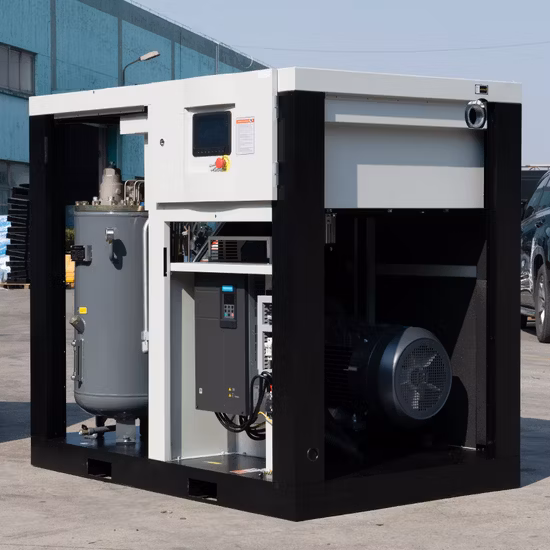 Industrial Compressor 75kw Oil Injected Low Noise Screw Air Compressor
